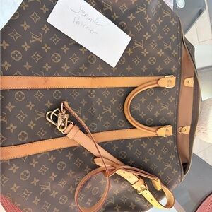Louis Vuitton Brown Monogram Travel Bag